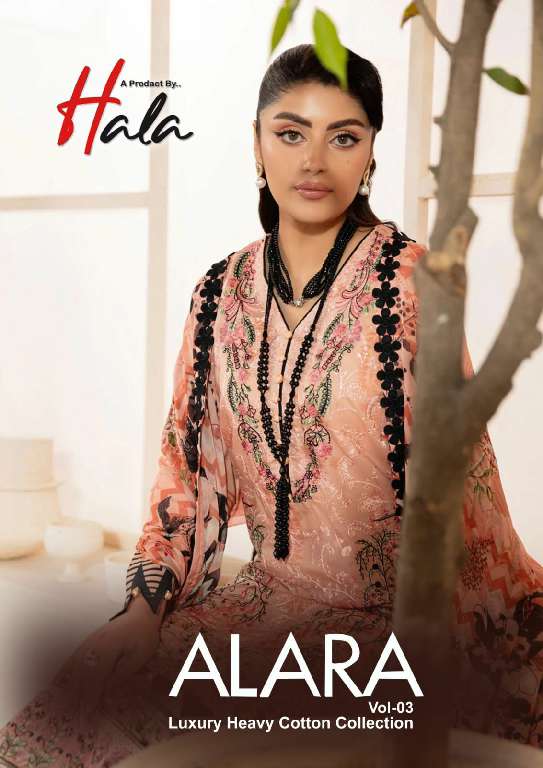 HALA ALARA HEAVY LAWN COTTON WITH KARACHI PRINT READY MADE TRENDY PAKISTANI STYLE DRESS