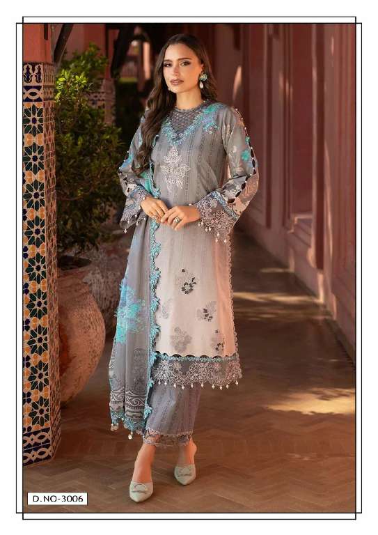 HALA ALARA HEAVY LAWN COTTON WITH KARACHI PRINT READY MADE TRENDY PAKISTANI STYLE DRESS