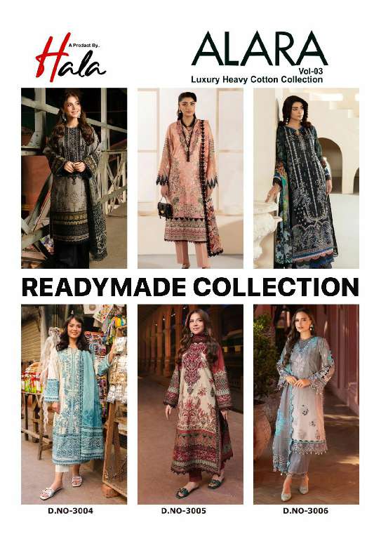 HALA ALARA HEAVY LAWN COTTON WITH KARACHI PRINT READY MADE TRENDY PAKISTANI STYLE DRESS