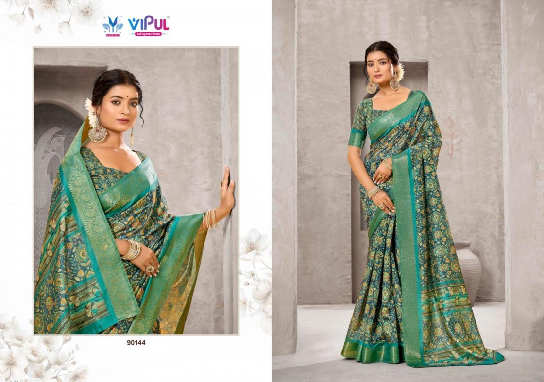 ALISHA BY VIPUL FASHION SHOP TRENDY SILK SAREE WHOLESALER