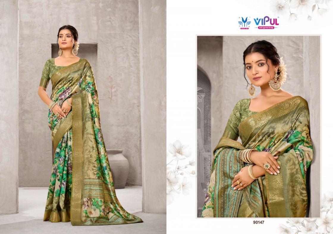 ALISHA BY VIPUL FASHION SHOP TRENDY SILK SAREE WHOLESALER