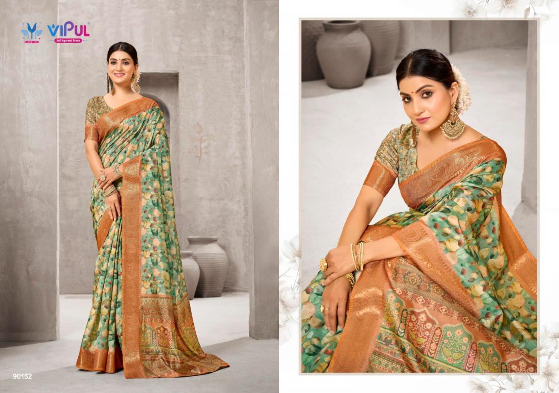 ALISHA BY VIPUL FASHION SHOP TRENDY SILK SAREE WHOLESALER