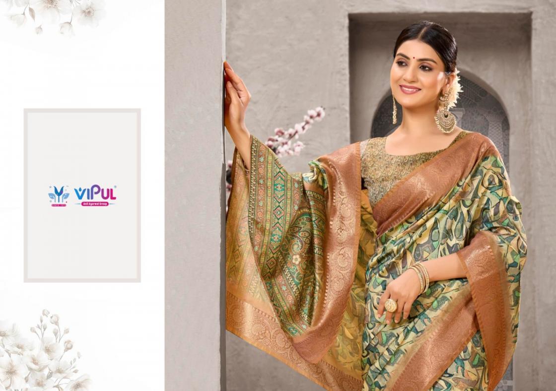 ALISHA BY VIPUL FASHION SHOP TRENDY SILK SAREE WHOLESALER