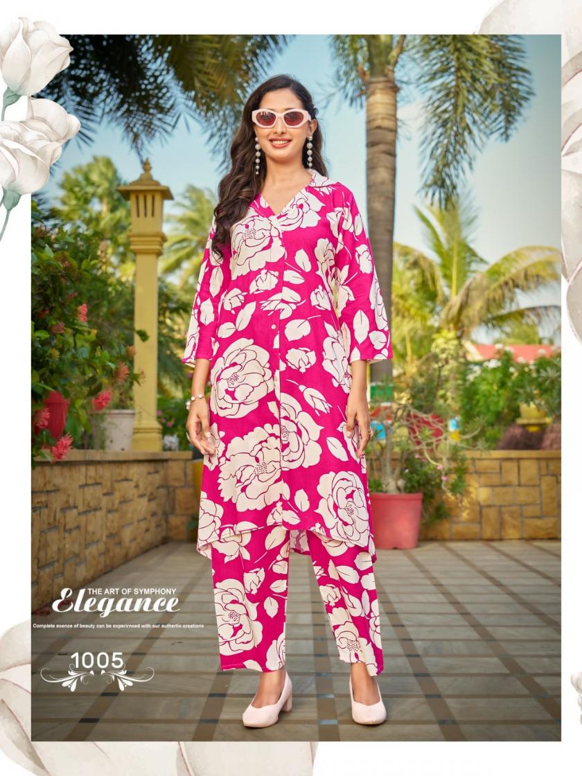 SANKHEWER TRENDY TOUCH RAYON READYMADE GORGEOUS LOOK CO-ORD SETS