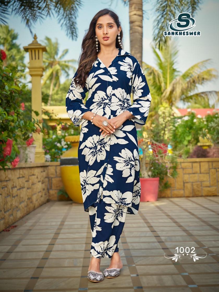 SANKHEWER TRENDY TOUCH RAYON READYMADE GORGEOUS LOOK CO-ORD SETS