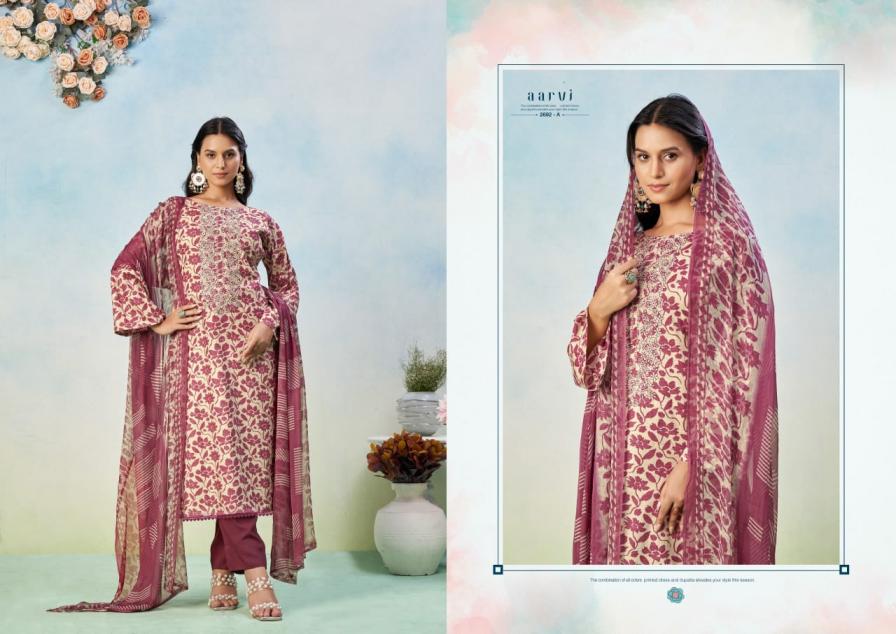 SARGAM LUNCH AARVI LAWN PRETTY LOOK UNSTITCH SALWAR KAMEEZ