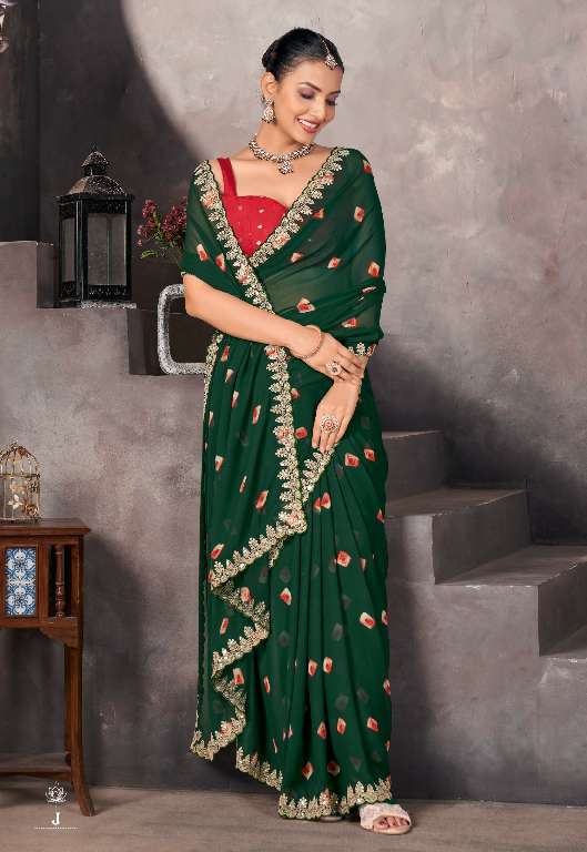 SUNDRI BY STAVAN WHOLESALE SOFT GEORGETTE WITH EMBROIDERY BRODER DAILY WEAR SAREES ONLINE
