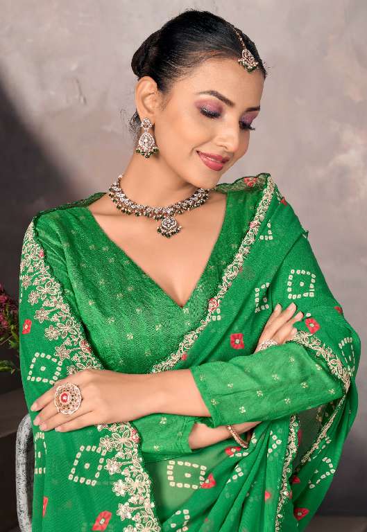 SUNDRI BY STAVAN WHOLESALE SOFT GEORGETTE WITH EMBROIDERY BRODER DAILY WEAR SAREES ONLINE