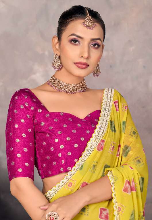 SUNDRI BY STAVAN WHOLESALE SOFT GEORGETTE WITH EMBROIDERY BRODER DAILY WEAR SAREES ONLINE