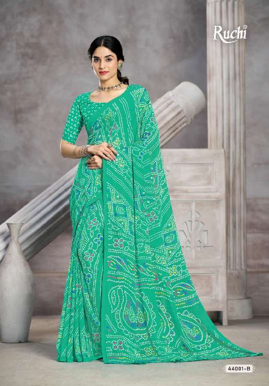 RUCHI STAR CHIFFON VOL 199 REGULAR WEAR BEAUTIFUL CHIFFON SAREE AT BEST RATE
