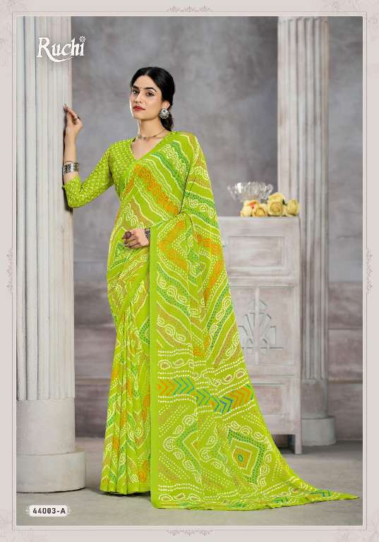 RUCHI STAR CHIFFON VOL 199 REGULAR WEAR BEAUTIFUL CHIFFON SAREE AT BEST RATE