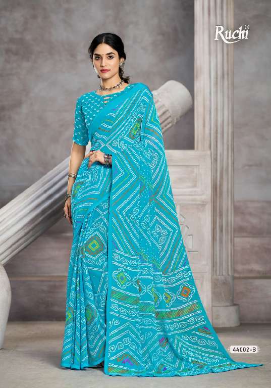RUCHI STAR CHIFFON VOL 199 REGULAR WEAR BEAUTIFUL CHIFFON SAREE AT BEST RATE