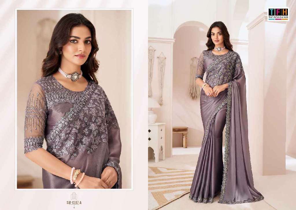 TFH Sandalwood 1307A To 1307F Hit Design Colour Festive Ethnic Sarees