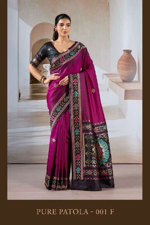 RAJTEX PURE PATOLA WHOLESALE HANDLOOM WEAVING SILK CASUAL WEAR SAREE FOR WOMENS