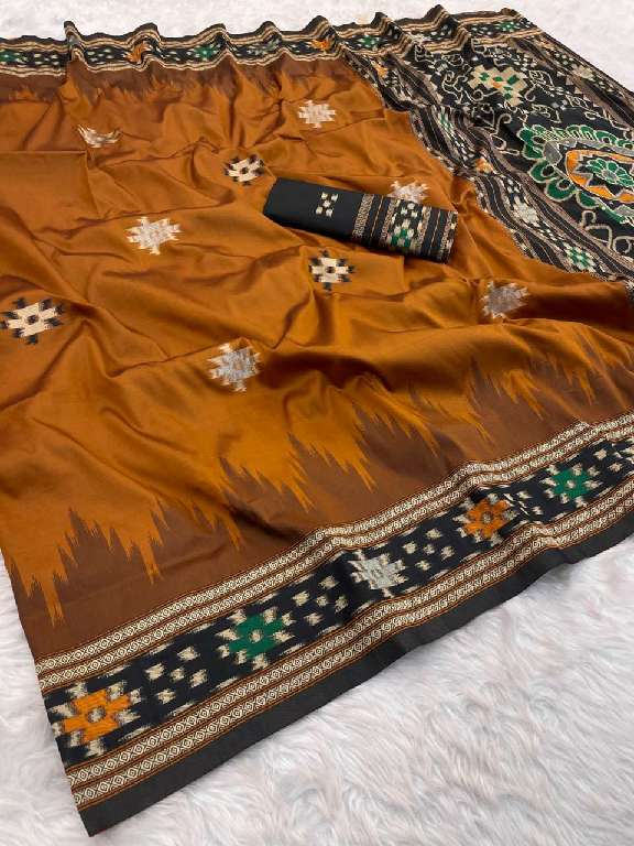 RAJTEX PURE PATOLA WHOLESALE HANDLOOM WEAVING SILK CASUAL WEAR SAREE FOR WOMENS