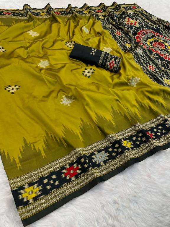 RAJTEX PURE PATOLA WHOLESALE HANDLOOM WEAVING SILK CASUAL WEAR SAREE FOR WOMENS