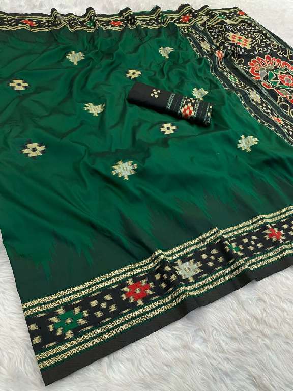 RAJTEX PURE PATOLA WHOLESALE HANDLOOM WEAVING SILK CASUAL WEAR SAREE FOR WOMENS