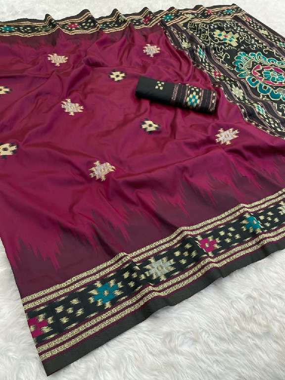 RAJTEX PURE PATOLA WHOLESALE HANDLOOM WEAVING SILK CASUAL WEAR SAREE FOR WOMENS