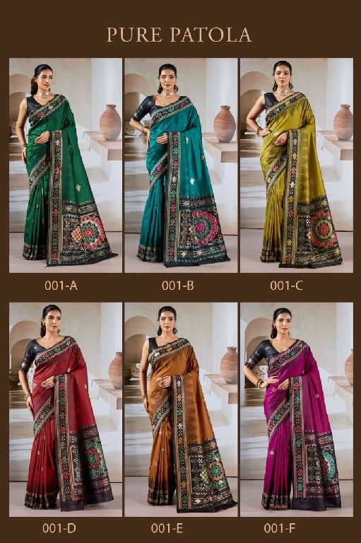 RAJTEX PURE PATOLA WHOLESALE HANDLOOM WEAVING SILK CASUAL WEAR SAREE FOR WOMENS