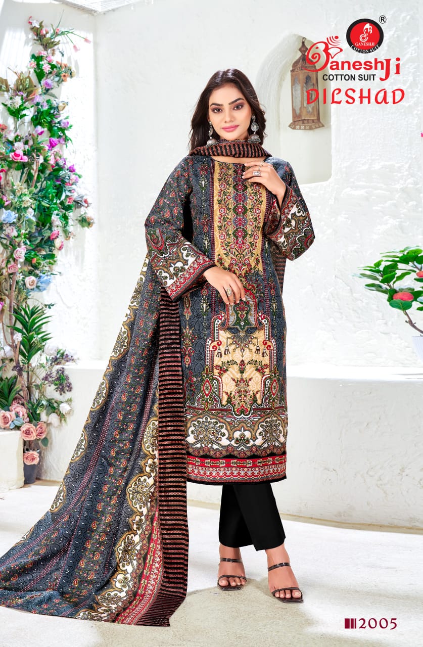 Ganeshji Dilshad Vol-2 Wholesale Heavy Soft Cotton Printed Dress Material