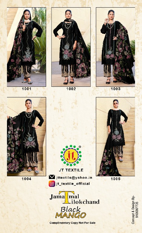JT BLACK MANGO WHOLESALE RAYON WITH CODING WORK DRESS MATIRIYAL