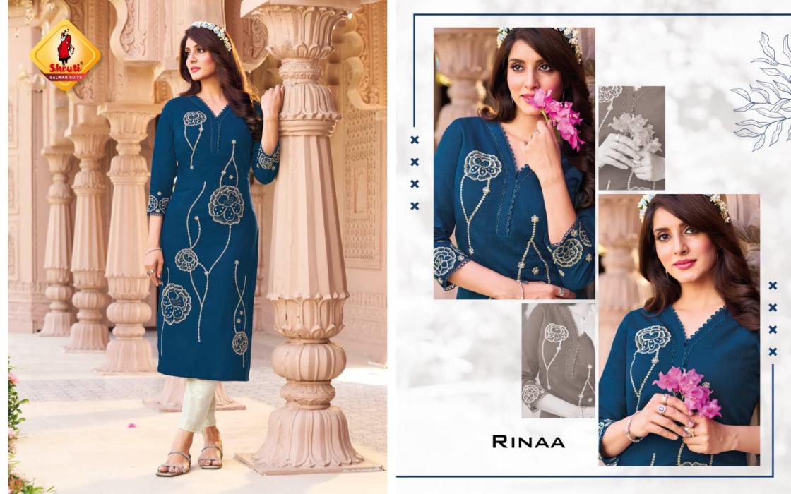 KKASHISH VOL 35 BY SHRUTI SUIT DAILY WEAR FULL STITCH PLUS SIZE LONG KURTIS