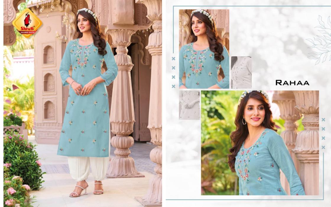 KKASHISH VOL 35 BY SHRUTI SUIT DAILY WEAR FULL STITCH PLUS SIZE LONG KURTIS