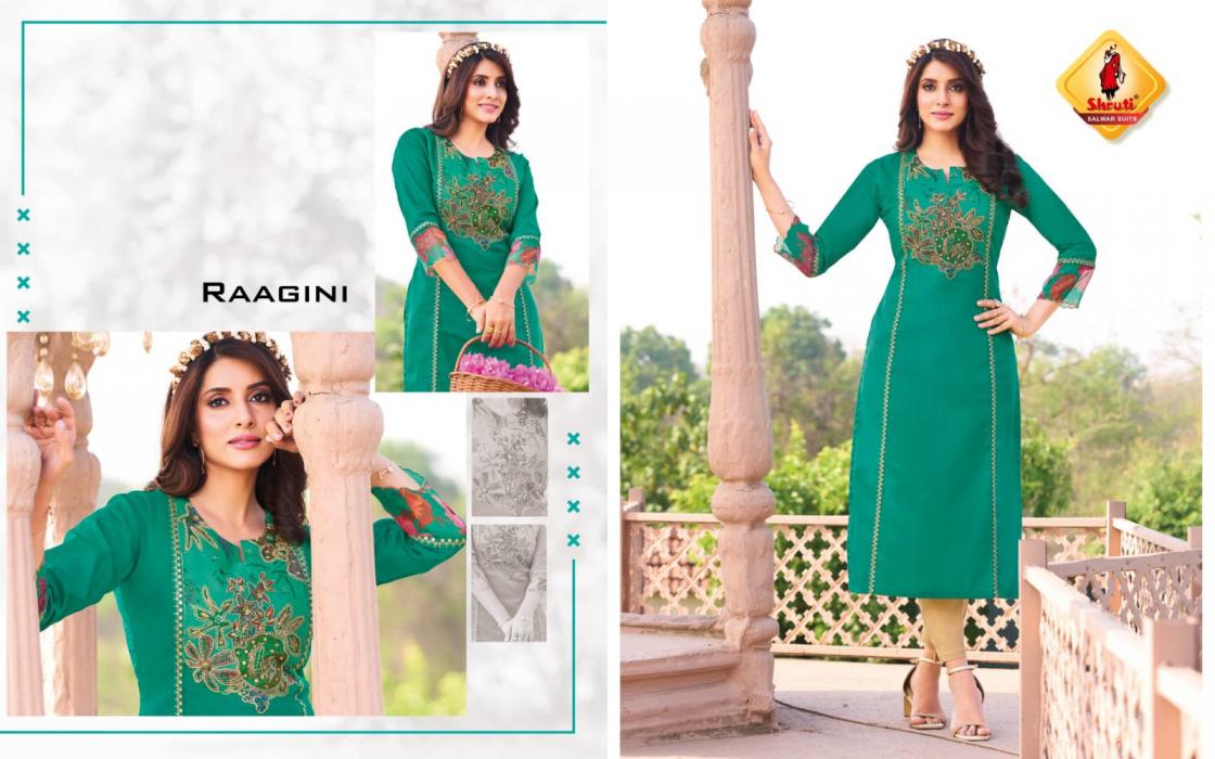 KKASHISH VOL 35 BY SHRUTI SUIT DAILY WEAR FULL STITCH PLUS SIZE LONG KURTIS