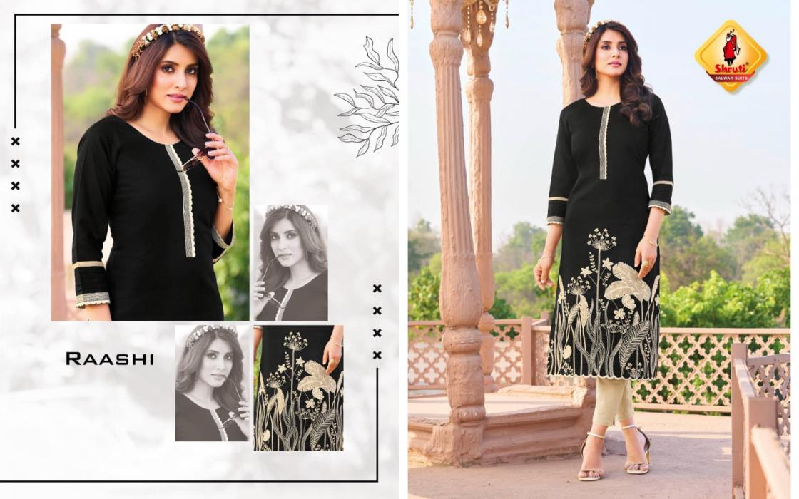 KKASHISH VOL 35 BY SHRUTI SUIT DAILY WEAR FULL STITCH PLUS SIZE LONG KURTIS