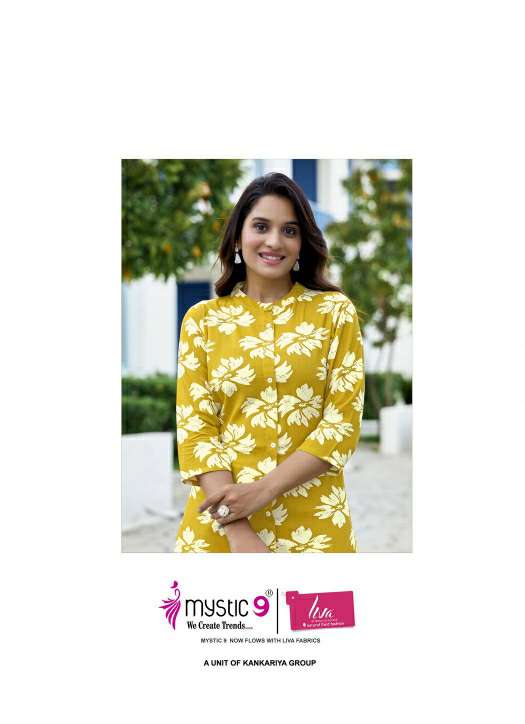 MYSTIC 9 LUNCH KHUSHI VOL 3 READYMADE STYLISH VISCOSE PRINT CO-ORD SETS