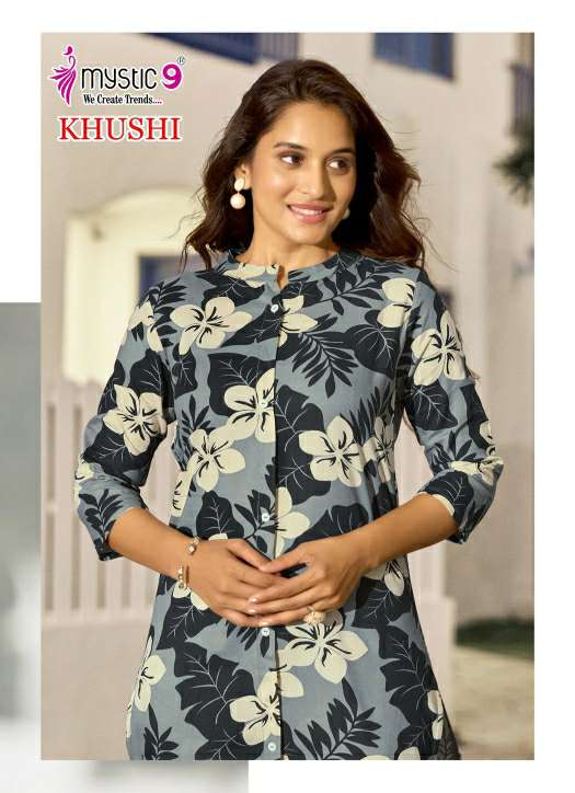 MYSTIC 9 LUNCH KHUSHI VOL 3 READYMADE STYLISH VISCOSE PRINT CO-ORD SETS