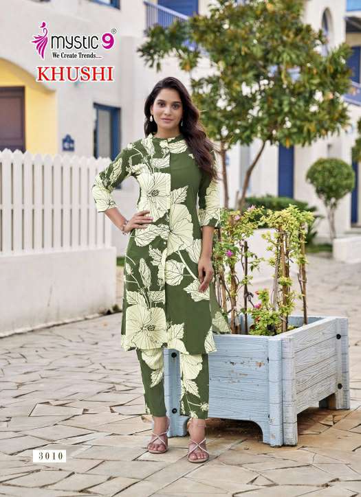 MYSTIC 9 LUNCH KHUSHI VOL 3 READYMADE STYLISH VISCOSE PRINT CO-ORD SETS