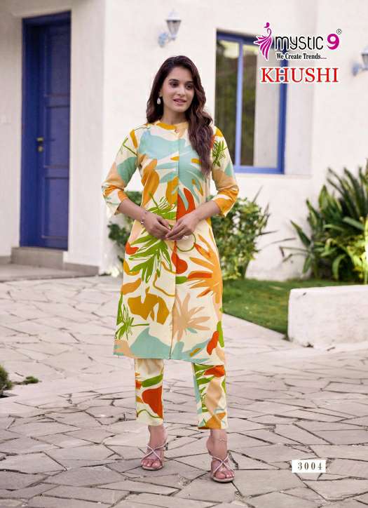 MYSTIC 9 LUNCH KHUSHI VOL 3 READYMADE STYLISH VISCOSE PRINT CO-ORD SETS