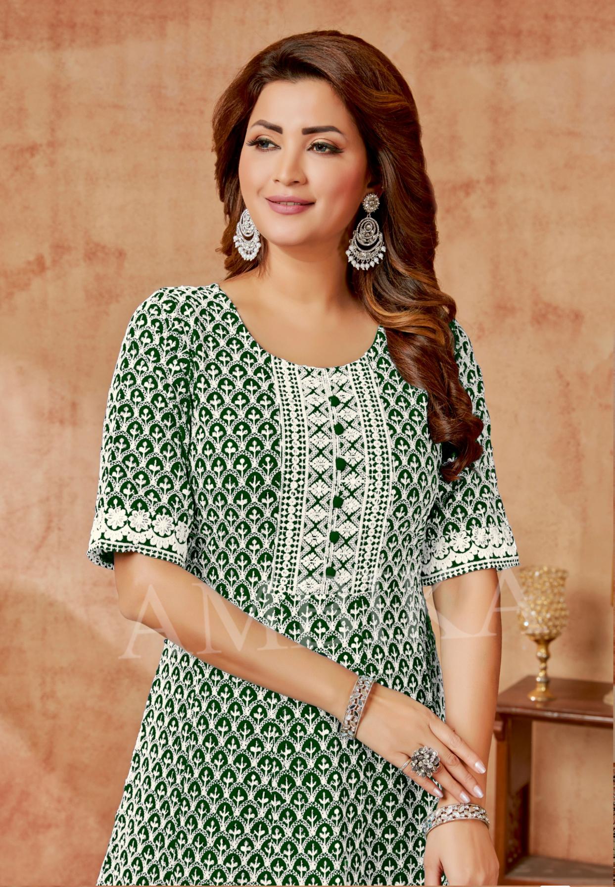CHINKI MINKI BY AMBIKA RAYON FULLY STITCH DAILY WEAR COMBO KURTIS