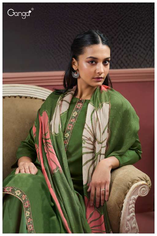 Ganga Kalash S3692 Cotton Silk With Fancy Print Salwar Suit Exporter Surat