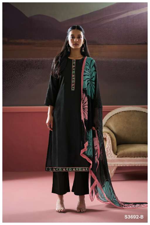Ganga Kalash S3692 Cotton Silk With Fancy Print Salwar Suit Exporter Surat