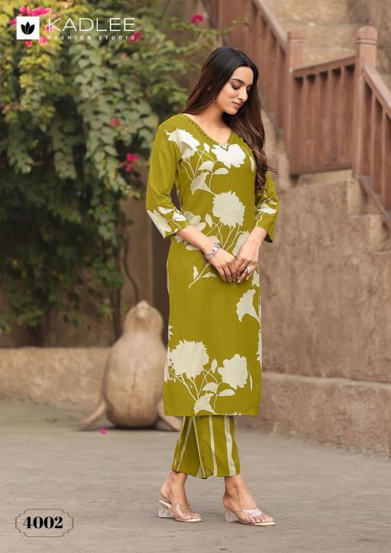 RANGOLI BY KADLEE RAYON READYMADE CLASSIC KURTI WITH PANT EXPORTS