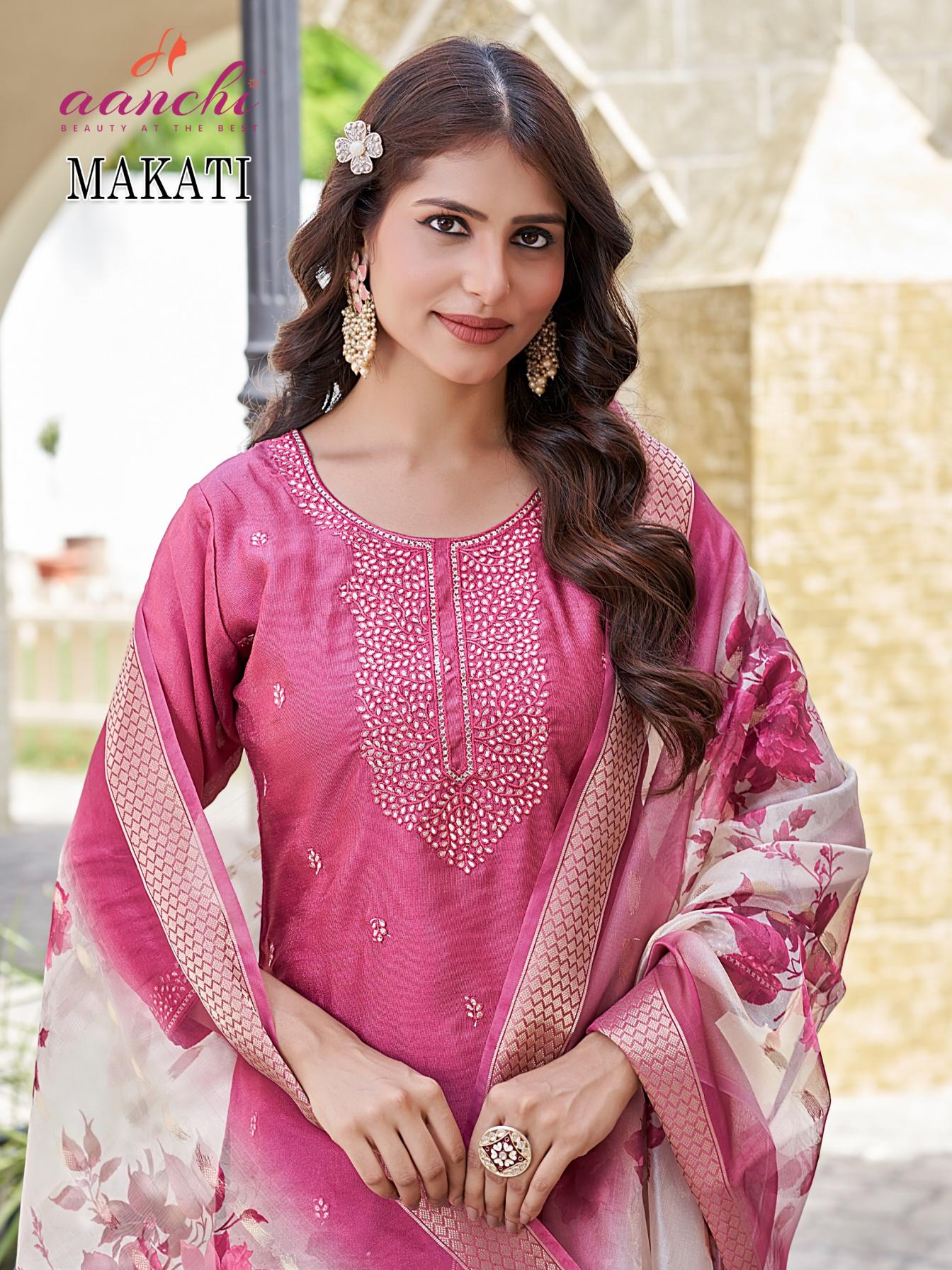 MAKATI BY AANCHI FASHION PRESENTS READYMADE TOP WITH BOTTOM AND DUPATTA