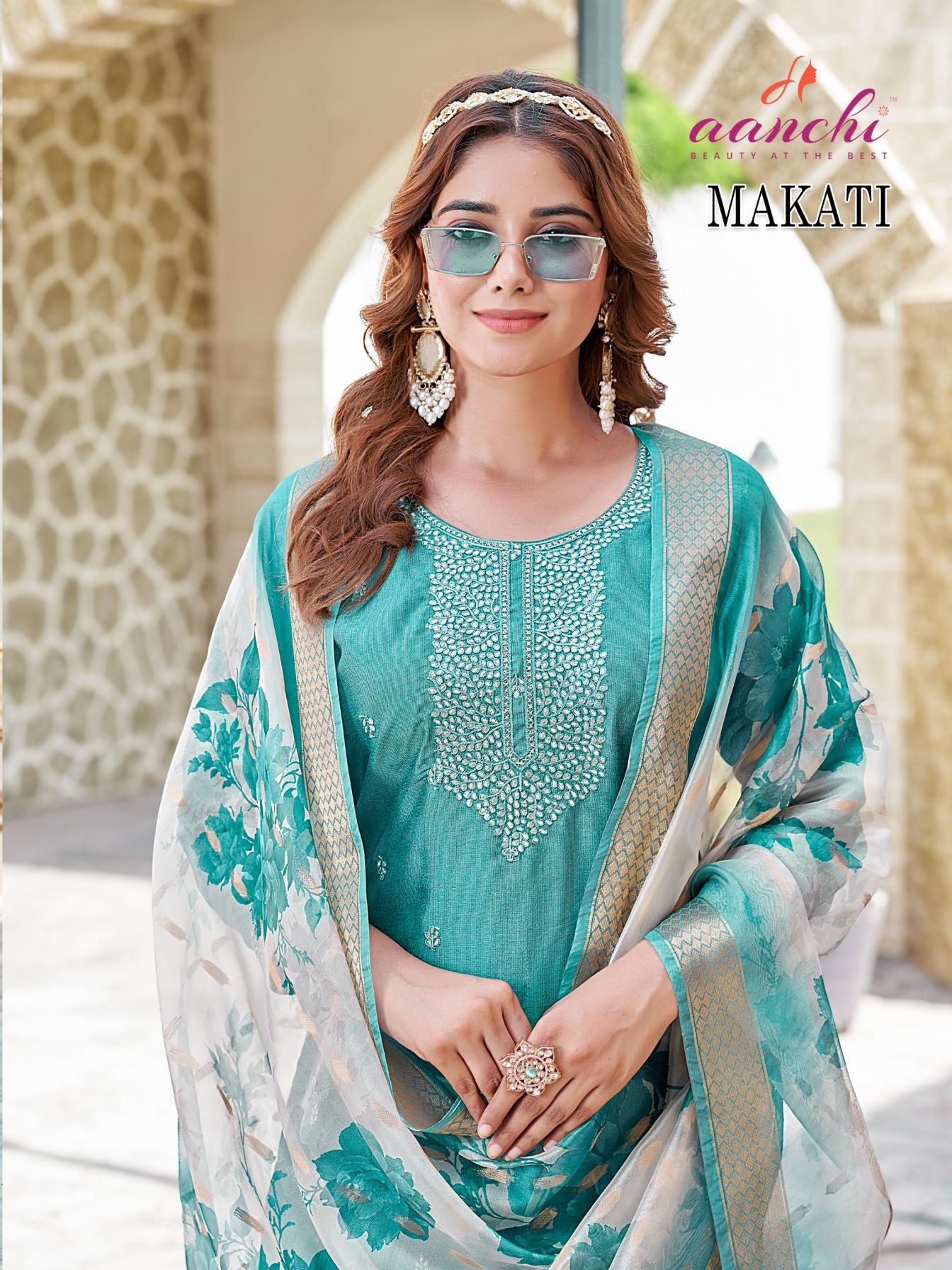 MAKATI BY AANCHI FASHION PRESENTS READYMADE TOP WITH BOTTOM AND DUPATTA