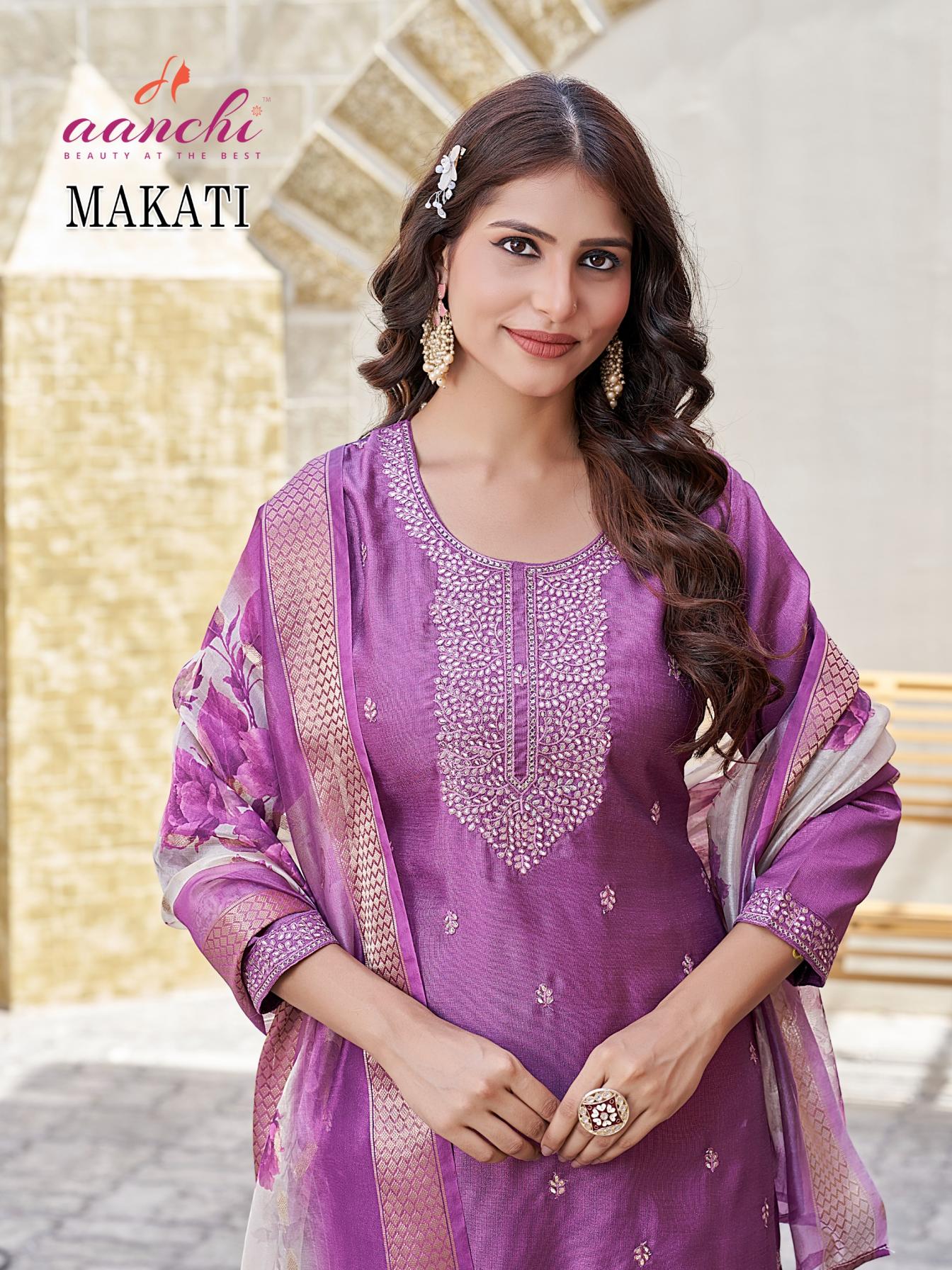 MAKATI BY AANCHI FASHION PRESENTS READYMADE TOP WITH BOTTOM AND DUPATTA