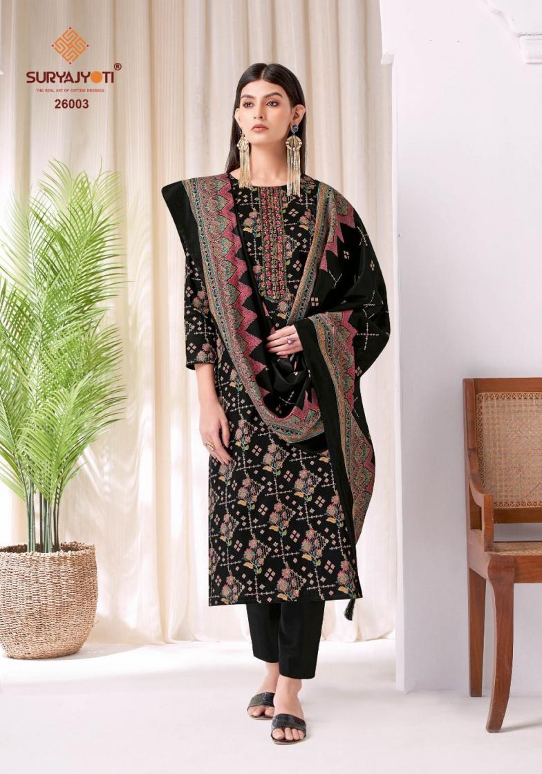 KALKI VOL 26 BY SURYAJYOTI JAM SATIN ELEGANT STYLE DRESS MATERIAL
