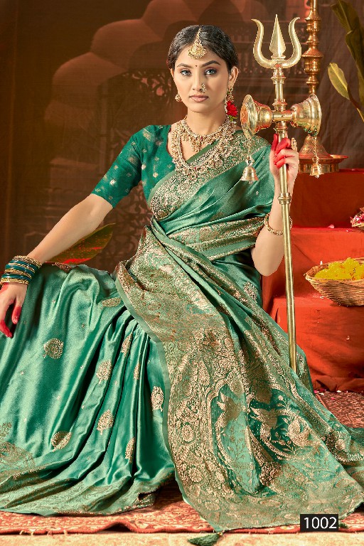 SAROJ HARSHVI SATIN SILK VOL 1 WHOLESALE PURE SATIN SILK GORGEOUS LOOK INDIAN SAREES FOR WOMEN ONLINE