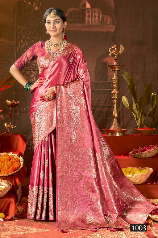 SAROJ HARSHVI SATIN SILK VOL 1 WHOLESALE PURE SATIN SILK GORGEOUS LOOK INDIAN SAREES FOR WOMEN ONLINE
