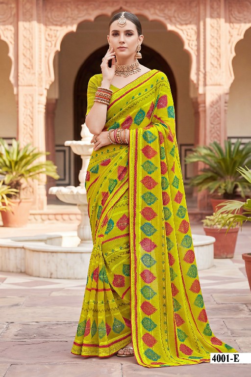 VALLABHI PRINTS NANDITA VOL 4 WHOLESALE WEIGHTLESS FABRIC BEAUTIFUL SAREES FOR WOMEN EXPORTER