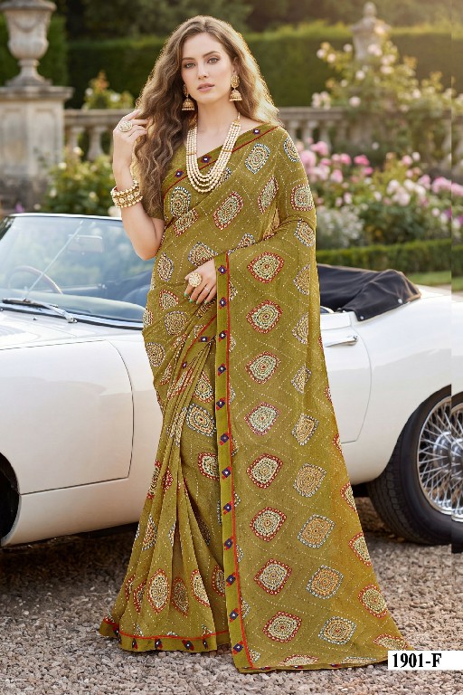 VALLABHI PRINTS VARDANI VOL 19 WHOLESALE WEIGHTLESS FABRIC BANDHANI PRINT SAREES FOR WOMEN ONLINE