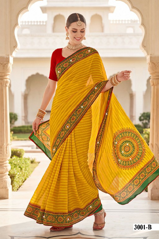 VALLABHI PRINTS SUHANI VOL 3 WHOLESALE WEIGHTLESS FABRIC ETHNIC PRINT SAREES FOR WOMEN ONLINE