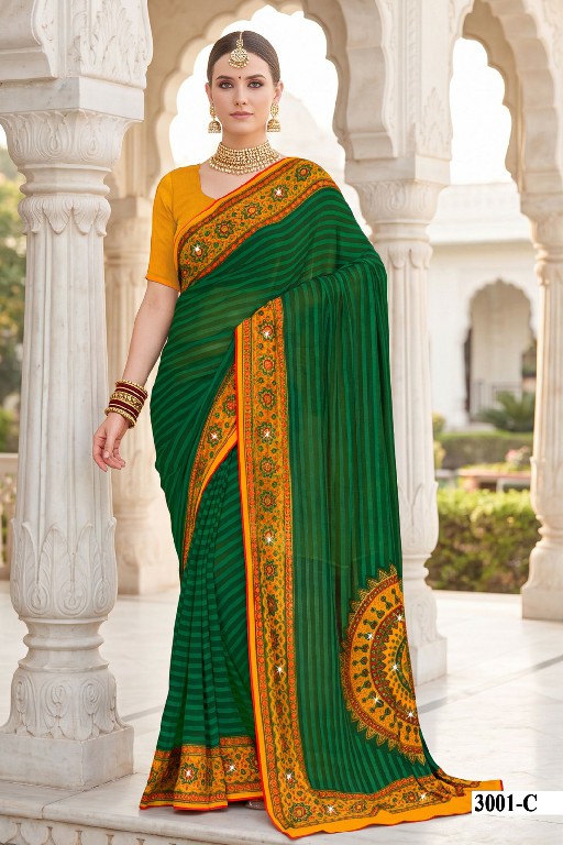 VALLABHI PRINTS SUHANI VOL 3 WHOLESALE WEIGHTLESS FABRIC ETHNIC PRINT SAREES FOR WOMEN ONLINE