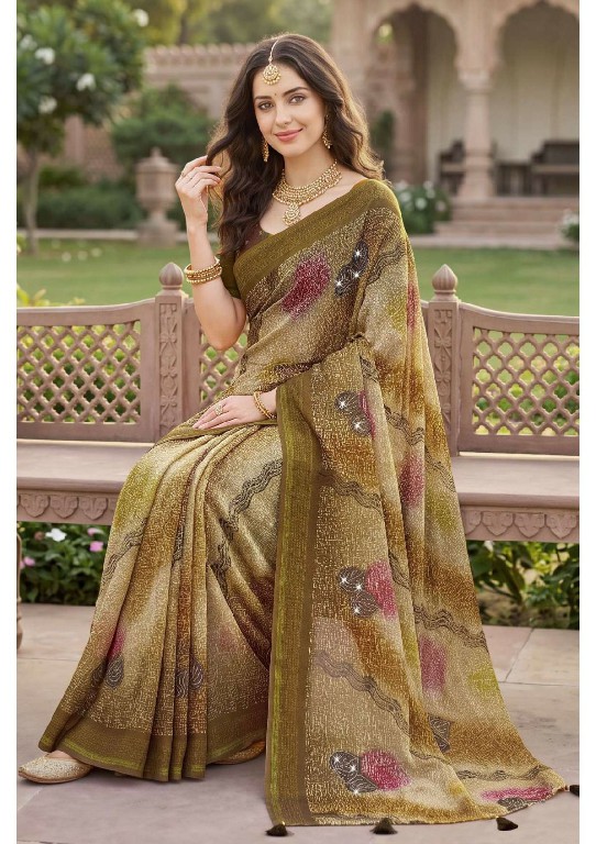 VALLABHI PRINTES AAYUSHI VOL 4 WHOLESALE MOSS ABSTRACT PRINT SAREES FOR WOMEN ONLINE