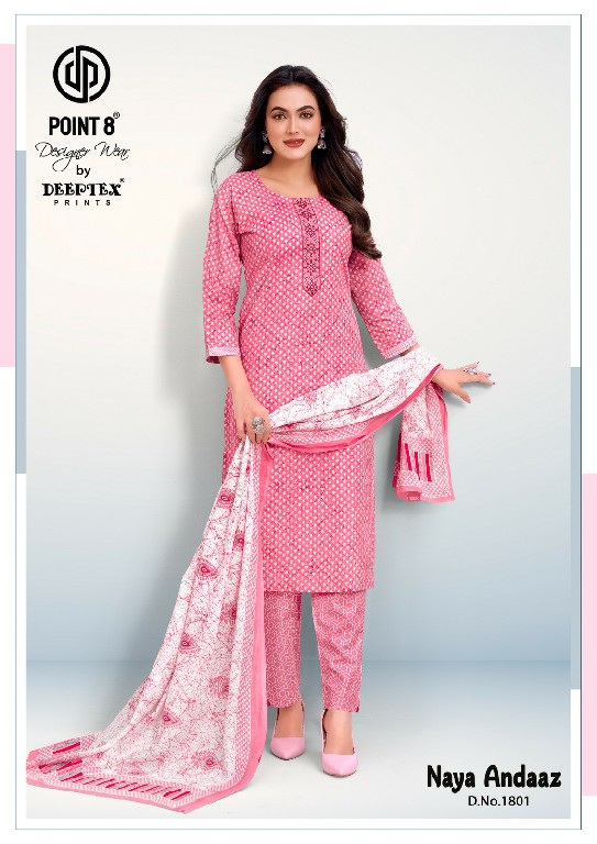 DEEPTEX NAYA ANDAAZ VOL 18 WHOLESALE READYMADE COTTON PRINTED BIG SIZE CLASSIC 3 PCS SUITS SUPPLIER