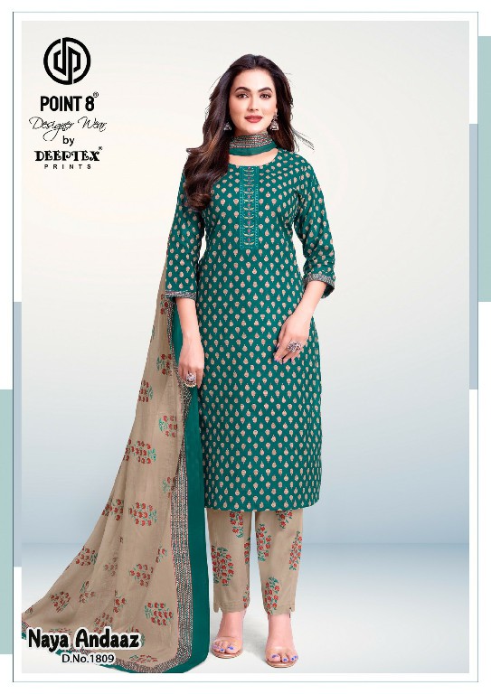 DEEPTEX NAYA ANDAAZ VOL 18 WHOLESALE READYMADE COTTON PRINTED BIG SIZE CLASSIC 3 PCS SUITS SUPPLIER